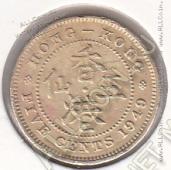 30-67 Гонконг 5 центов 1949г. КМ # 26 никель-латунь 2,5гр. 16,5мм - 30-67 Гонконг 5 центов 1949г. КМ # 26 никель-латунь 2,5гр. 16,5мм