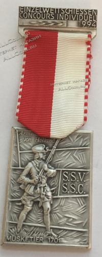 #119 Швейцария спорт Медаль Знаки