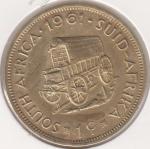 22-155 Южная Африка 1 цент 1961г.