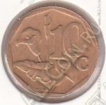 9-83 Южная Африка 10 центов 2003г. KM#347 бронза-сталь 2,0гр 16,0мм
