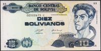 Банкнота Боливия 10 боливиано 1993 года. P.210 UNC 
