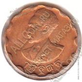 3-168 Эфиопия 25 центов EE1936 (1943-44) г.  KM# 36 Медь 25,5 мм. - 3-168 Эфиопия 25 центов EE1936 (1943-44) г.  KM# 36 Медь 25,5 мм.
