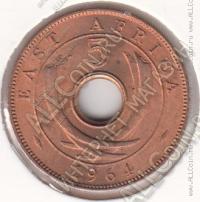 28-152 Восточная Африка 5 центов 1964г. КМ # 39 UNC бронза 5,69гр. 