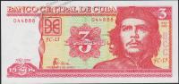Куба 3 песо 2006г. P.127с - UNC