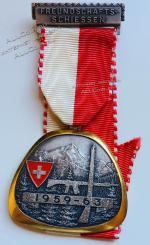 #018 Швейцария спорт Медаль Знаки