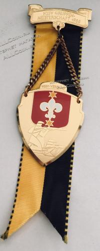#429 Швейцария спорт Медаль Знаки. Чемпионат НССВ групп. 1988 год.