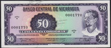 Никарагуа 50 кордоба 1979г. P.131 UNC - Никарагуа 50 кордоба 1979г. P.131 UNC