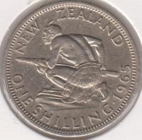 22-169 Новая Зеландия 1 шиллинг 1965г. 