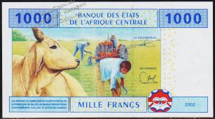 Камерун 1000 франков 2015г. P.NEW - UNC - Камерун 1000 франков 2015г. P.NEW - UNC