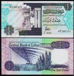 Ливия 1/2 динара 1990г. P.53 UNC