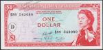 Восточные Карибы 1 доллар 1965г. P.13i - UNC