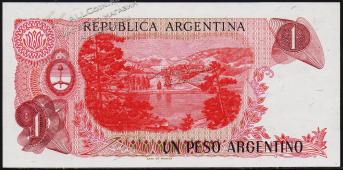 Аргентина 1 песо аргентино 1983-84г. P.311(1-1) - UNC - Аргентина 1 песо аргентино 1983-84г. P.311(1-1) - UNC