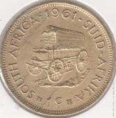 19-110 Южная Африка 1 цент 1961г. KM# 57 латунь 5,6 гр - 19-110 Южная Африка 1 цент 1961г. KM# 57 латунь 5,6 гр