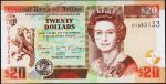 Банкнота Белиз 20 долларов 2017 года. P.69f - UNC