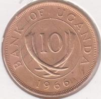 22-173 Уганда 10 центов 1966г. 