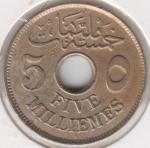 25-149 Египет 5 милльем 1917г. 