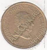 24-16 Уругвай 1 песо 1998г. КМ # 103.2 алюминий-бронза 3,5гр. 20мм - 24-16 Уругвай 1 песо 1998г. КМ # 103.2 алюминий-бронза 3,5гр. 20мм