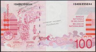 Бельгия 100 франков 1995-2001гг. Р.147 UNC - Бельгия 100 франков 1995-2001гг. Р.147 UNC
