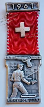 #020 Швейцария спорт Медаль Знаки