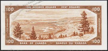 Канада 100 долларов 1954г. P.82в - UNC - Канада 100 долларов 1954г. P.82в - UNC