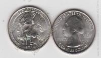 США 25 центов 2013Р (арт404) 20-й Парк Mount Rushmore