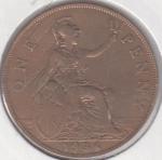 22-57 Великобритания 1 пенни 1936г. бронза