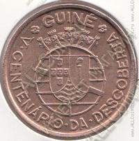 20-169 Гвинея 1 эскудо 1946г. КМ # 7 бронза 27мм