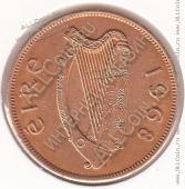 10-133 Ирландия 1 пенни 1968г. КМ # 11 UNC бронза 9,45гр. 30,9мм - 10-133 Ирландия 1 пенни 1968г. КМ # 11 UNC бронза 9,45гр. 30,9мм