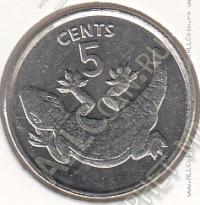 23-7 Кирибати 5 центов 1979г. КМ # 3 медно-никелевая 2,73гр. 19,3мм