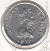 28-2 Сейшелы 1 цент 1972г. КМ # 17 UNC алюминий 0,7гр. 16мм - 28-2 Сейшелы 1 цент 1972г. КМ # 17 UNC алюминий 0,7гр. 16мм