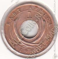 28-155 Восточная Африка 1 цент 1952г. КМ # 32 KN бронза 1,7гр.