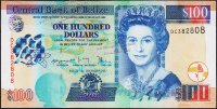 Банкнота Белиз 100 долларов 2017 года. P.71d - UNC