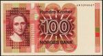 Норвегия 100 крон 1981г. P.41с(1) - UNC