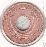 24-86 Восточная Африка 1 цент 1942г. КМ # 29 бронза 1,95гр.