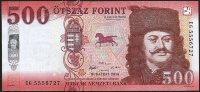 Банкнота Венгрия 500 форинтов 2018 года. P.NEW - UNC