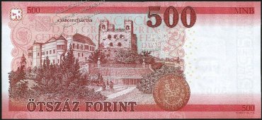 Банкнота Венгрия 500 форинтов 2018 года. P.NEW - UNC - Банкнота Венгрия 500 форинтов 2018 года. P.NEW - UNC