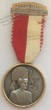 #125 Швейцария спорт Медаль Знаки