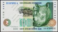 Южная Африка 10 рандов 1999г. Р.123в - UNC