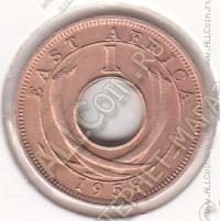 28-157 Восточная Африка 1 цент 1956г. КМ # 35 бронза 2,0гр. 20мм