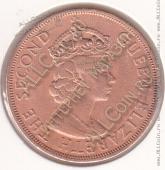 26-46 Восточные Карибы 2 цента 1965г. КМ # 3 бронза 9,55гр. 30,5мм. - 26-46 Восточные Карибы 2 цента 1965г. КМ # 3 бронза 9,55гр. 30,5мм.