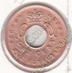 34-124 Восточная Африка 1 цент 1962г. КМ # 35 H бронза 2,0гр. 20мм