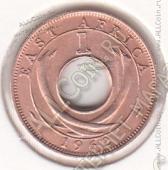 34-124 Восточная Африка 1 цент 1962г. КМ # 35 H бронза 2,0гр. 20мм - 34-124 Восточная Африка 1 цент 1962г. КМ # 35 H бронза 2,0гр. 20мм