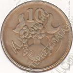 30-146 Кипр 10 центов 1983г. КМ # 56.1 никель-латунь 5,5гр. 24,5мм