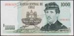 Банкнота Чили 1000 песо 2008 года. P.154g(3) - UNC