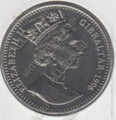 1-35 Гибралтар 1 крона 1996г. КМ#359 UNC - 1-35 Гибралтар 1 крона 1996г. КМ#359 UNC