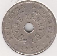 33-179 Южная Родезия 1 пенни 1936г.