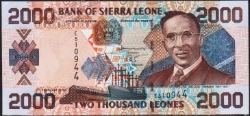 Сьерра-Леоне 2000 леоне 2002г. P.26а - UNC - Сьерра-Леоне 2000 леоне 2002г. P.26а - UNC