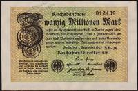 Германия 20.000.000 марок 1923г. P.108с - UNC-