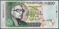 Маврикий 200 рупий 2001г. P.52в - UNC