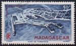 Мадагаскар Французский Авиа 1 марка п/с 1946г. YVERT №63* MLH OG (1-59а)